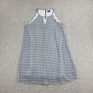 NWT Lily Rose Dress Womens XS Black White Print Sleeveless Halter Sundress